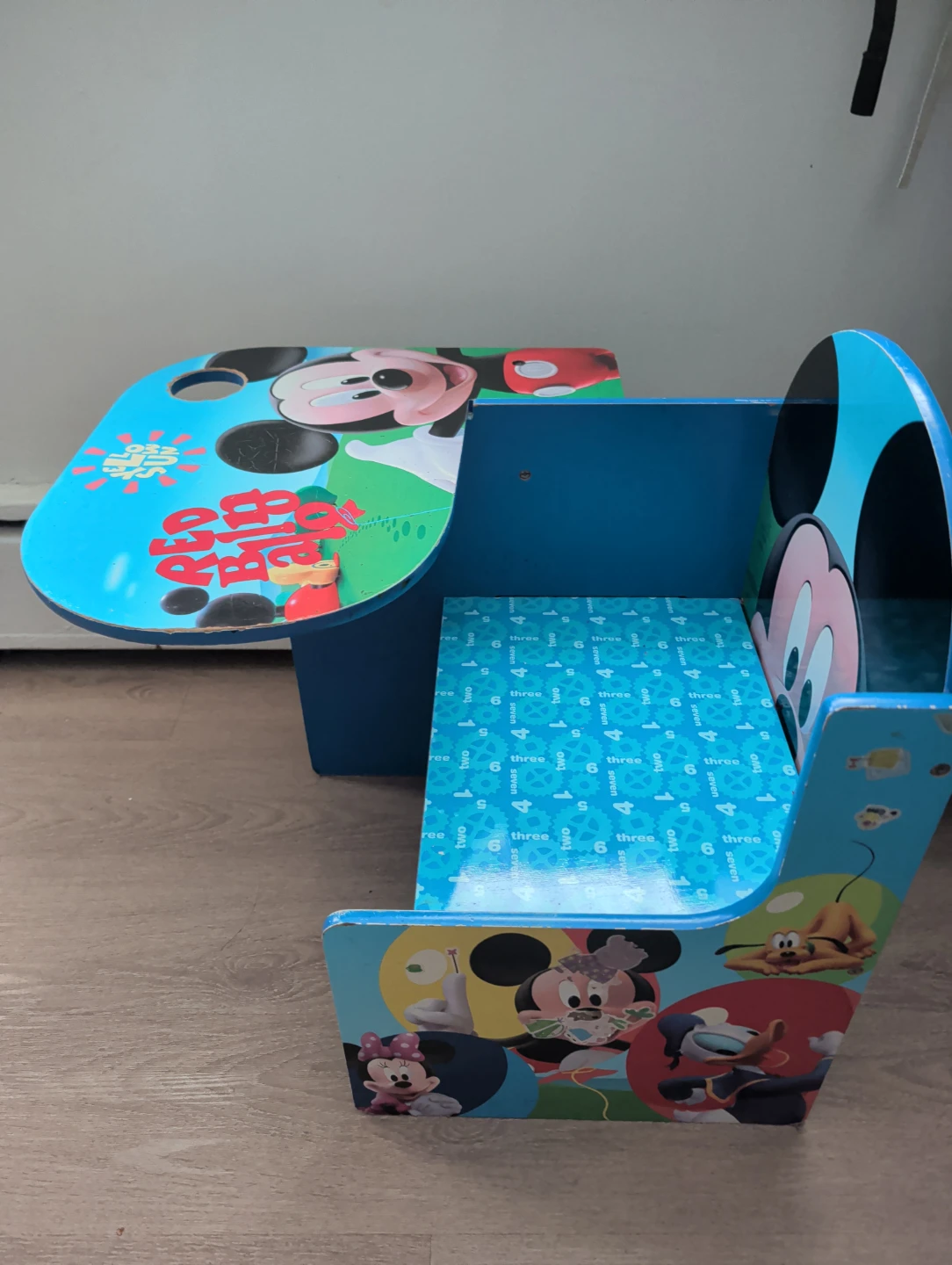 Mickey Mouse Kids Desk and Chair Set - photo 2