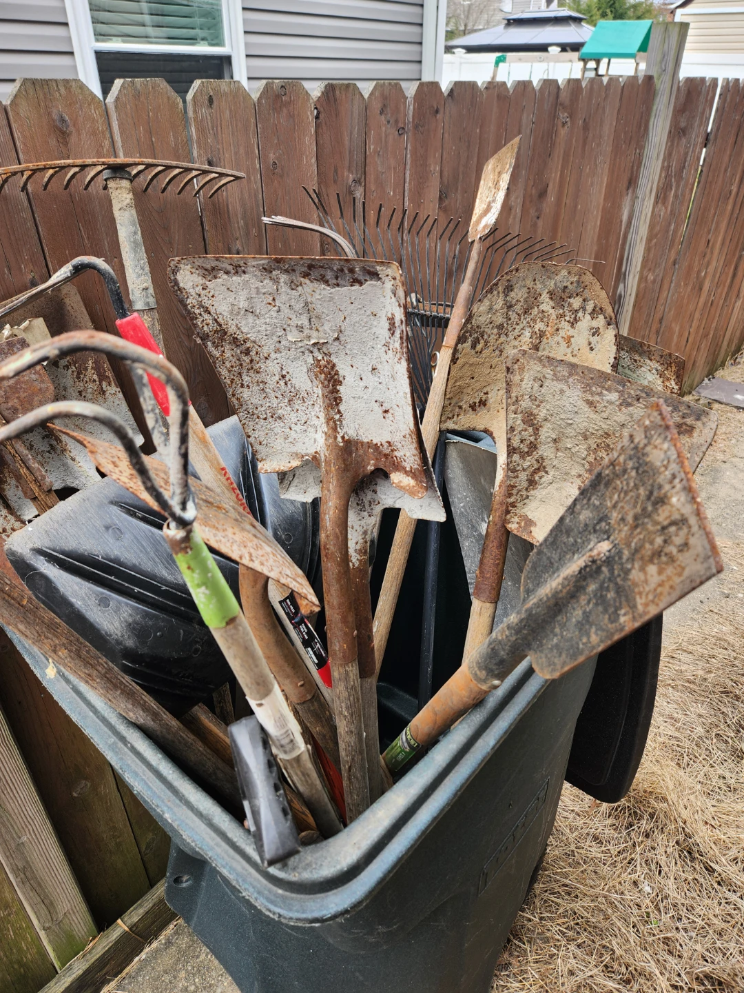 Assorted Garden Tools and Shovels