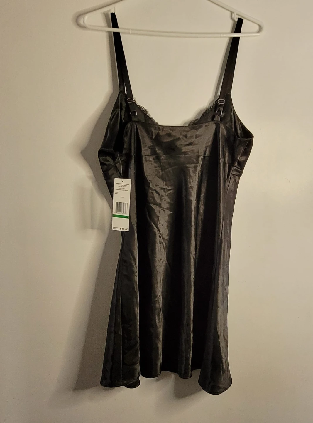 Jones New York Lace Bridal Chemise Black - photo 4