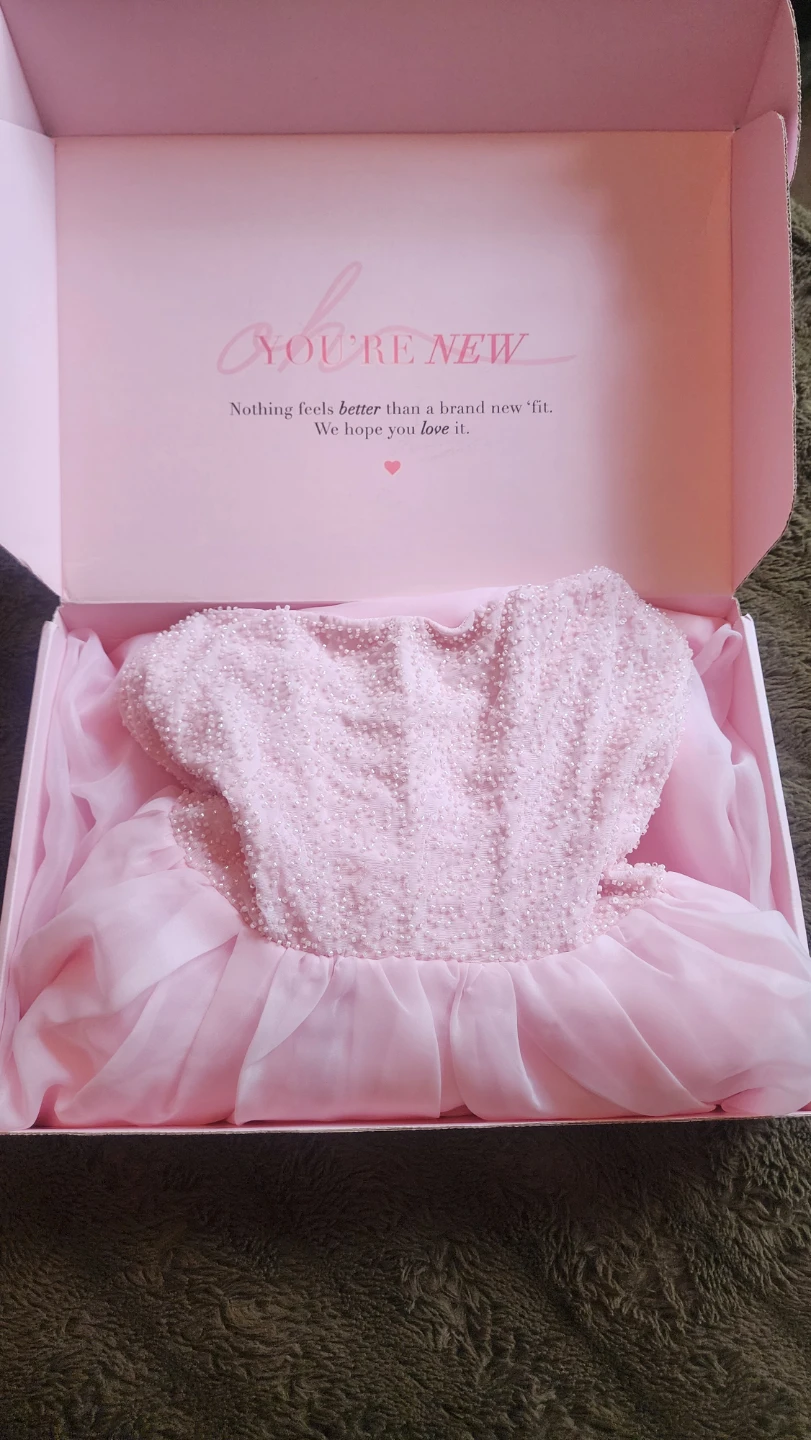 Pink Beaded Dress