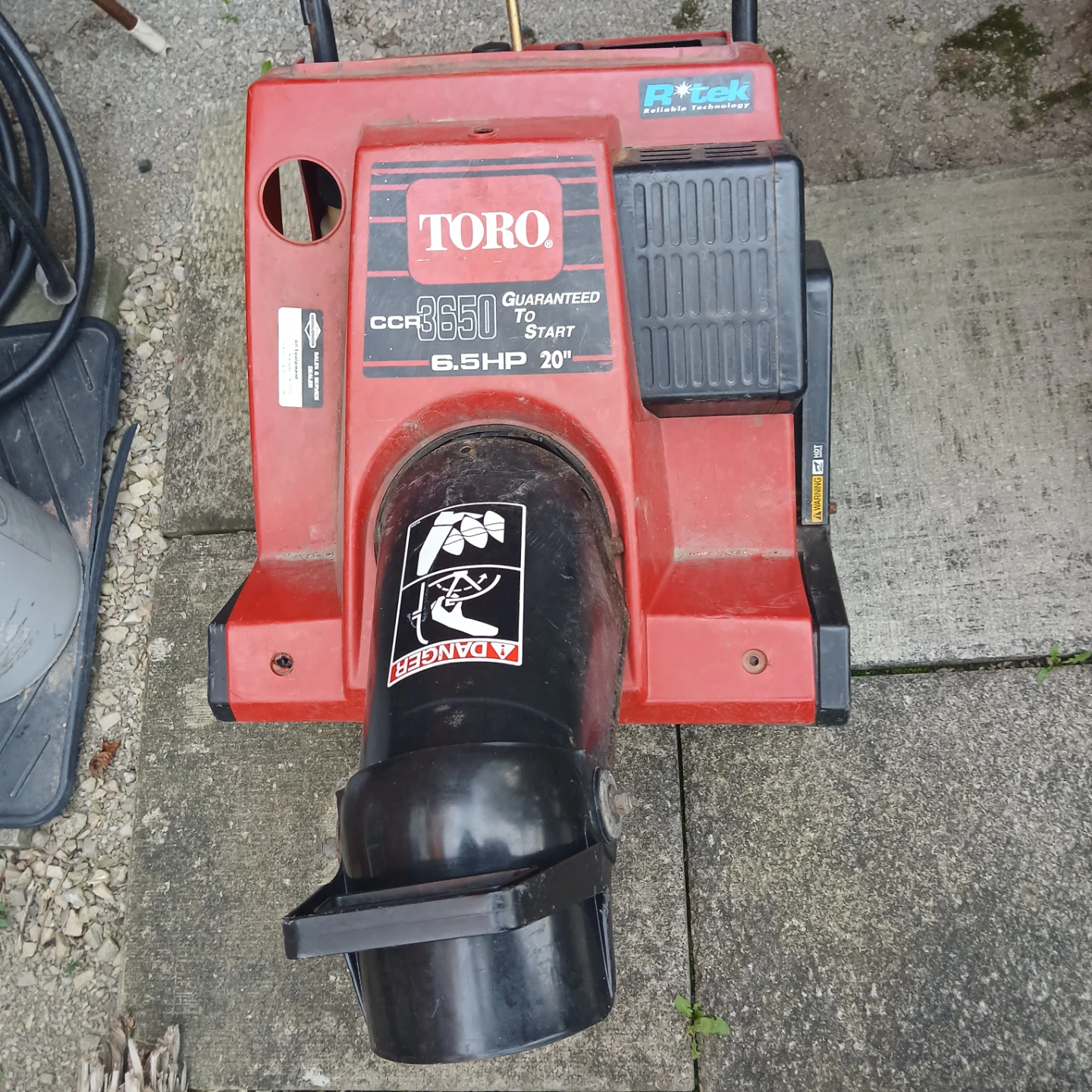 TORO Snowblower. CCR 3650 6.5 HP - photo 2