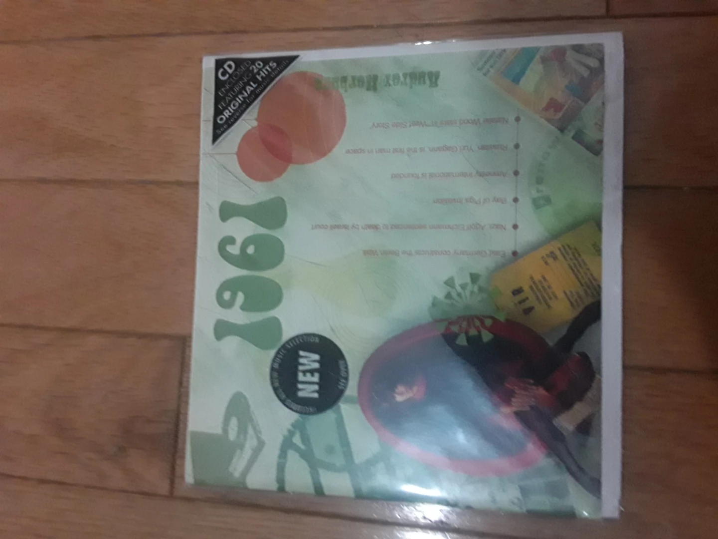 1961: 20 Original Hit Songs Of 1961 Music CD - photo 2