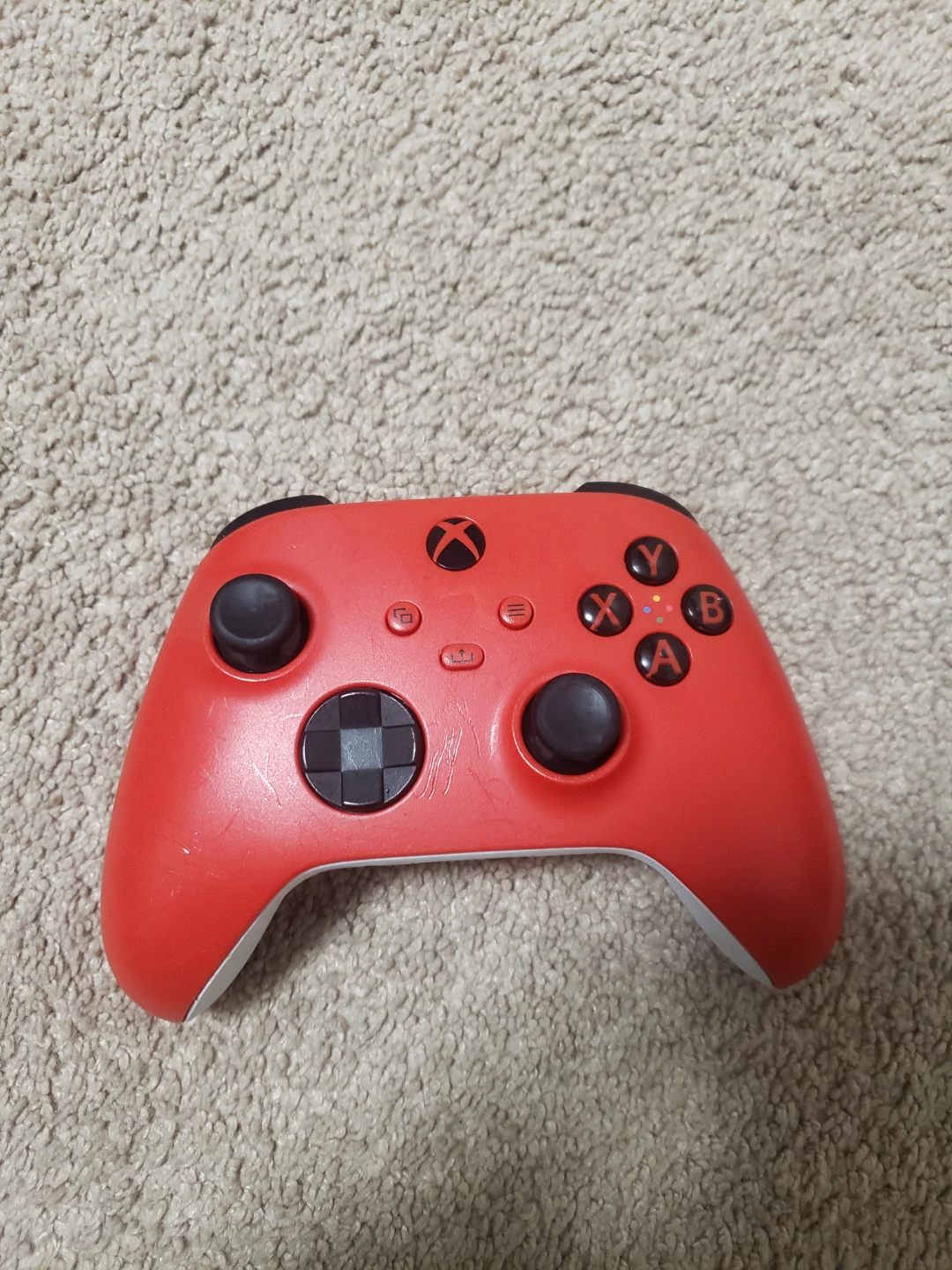 Red Xbox controller for parts