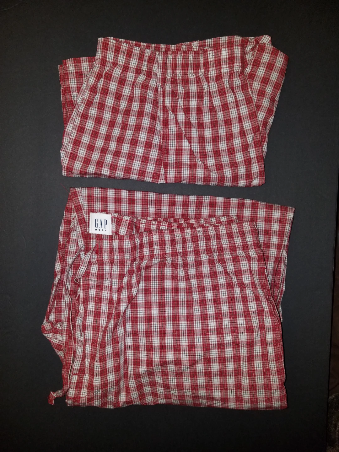 Gap Body Plaid Lounge Pants and Shorts Set