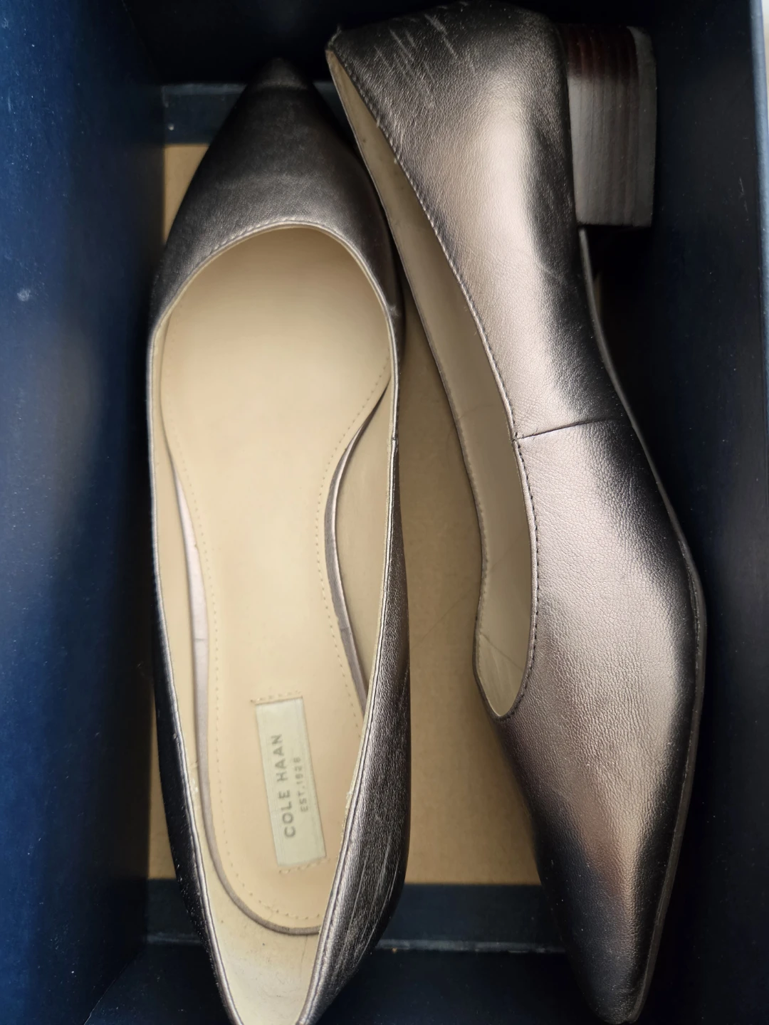 Cole Haan Metallic Flats 8
