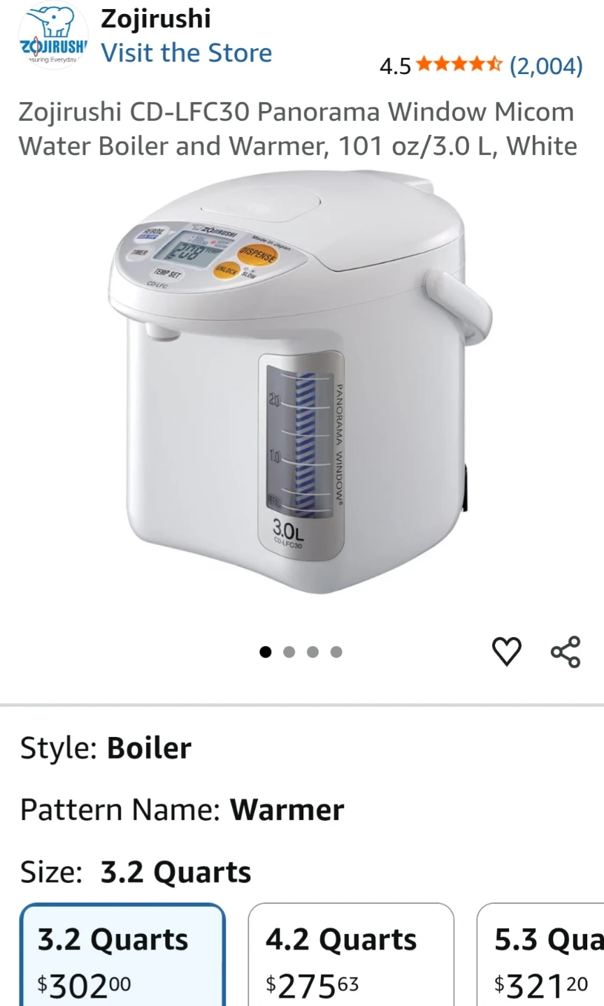 Zojirushi Hot Water Dispenser (3L) - photo 4
