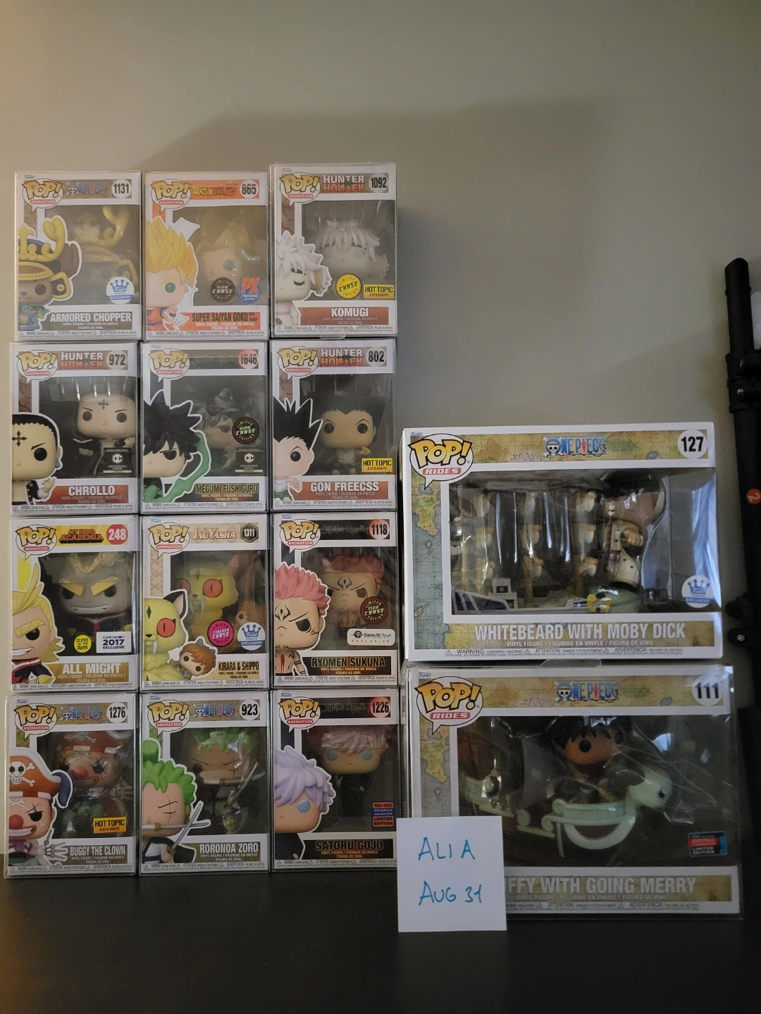 Funko Pop! Vinyl Figures - Assorted Anime & Pop Culture