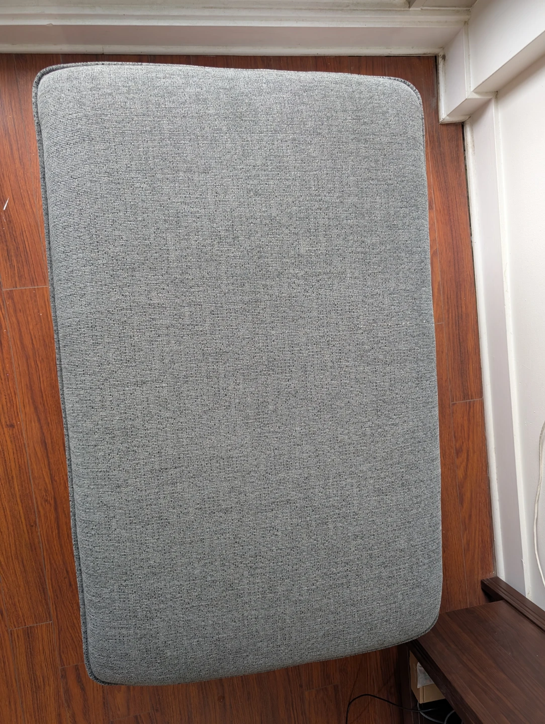 Leon duffield Grey ottoman with storage, 36 inch wide - photo 5
