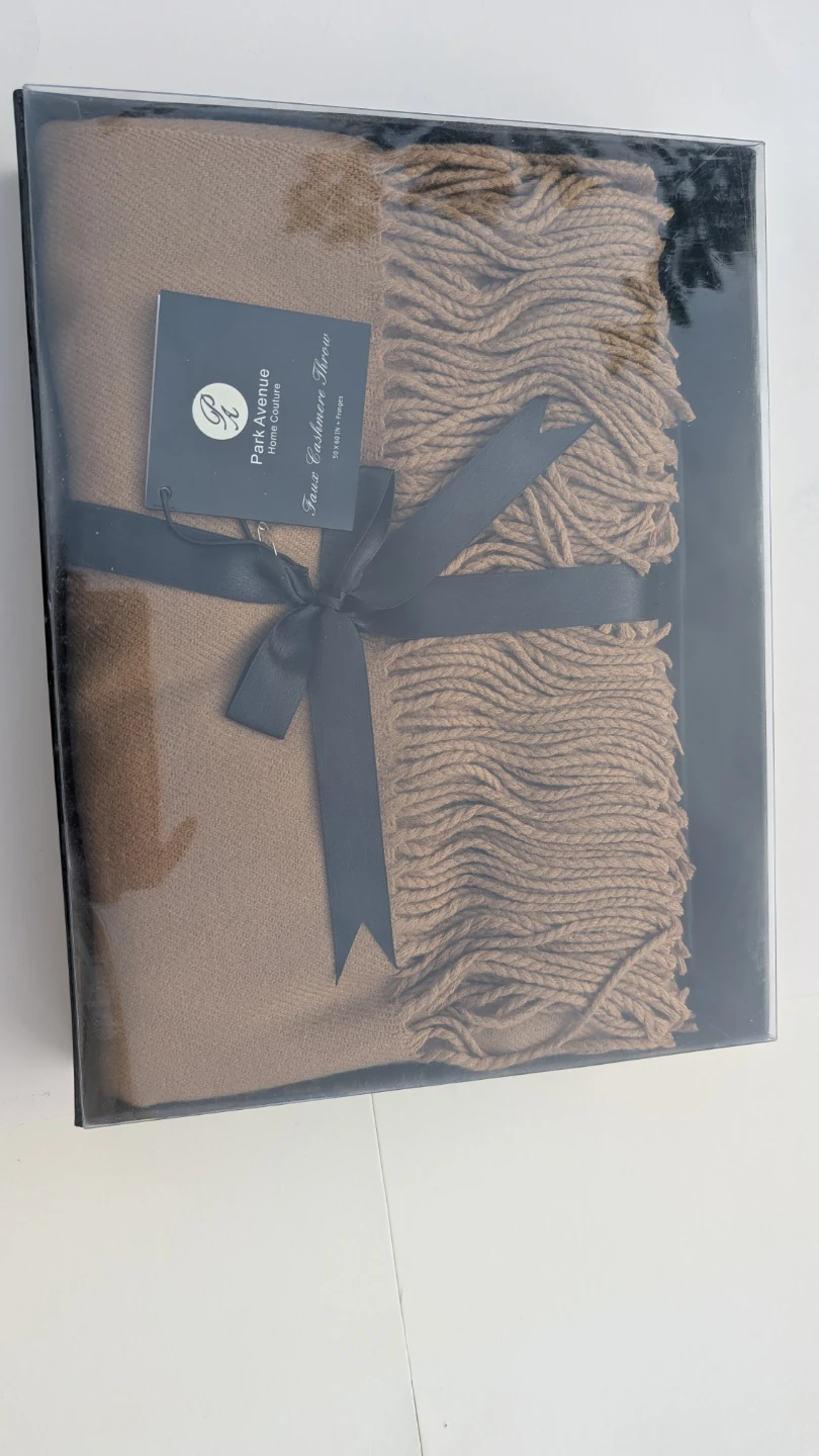 Park Avenue Faux Cashmere Throw