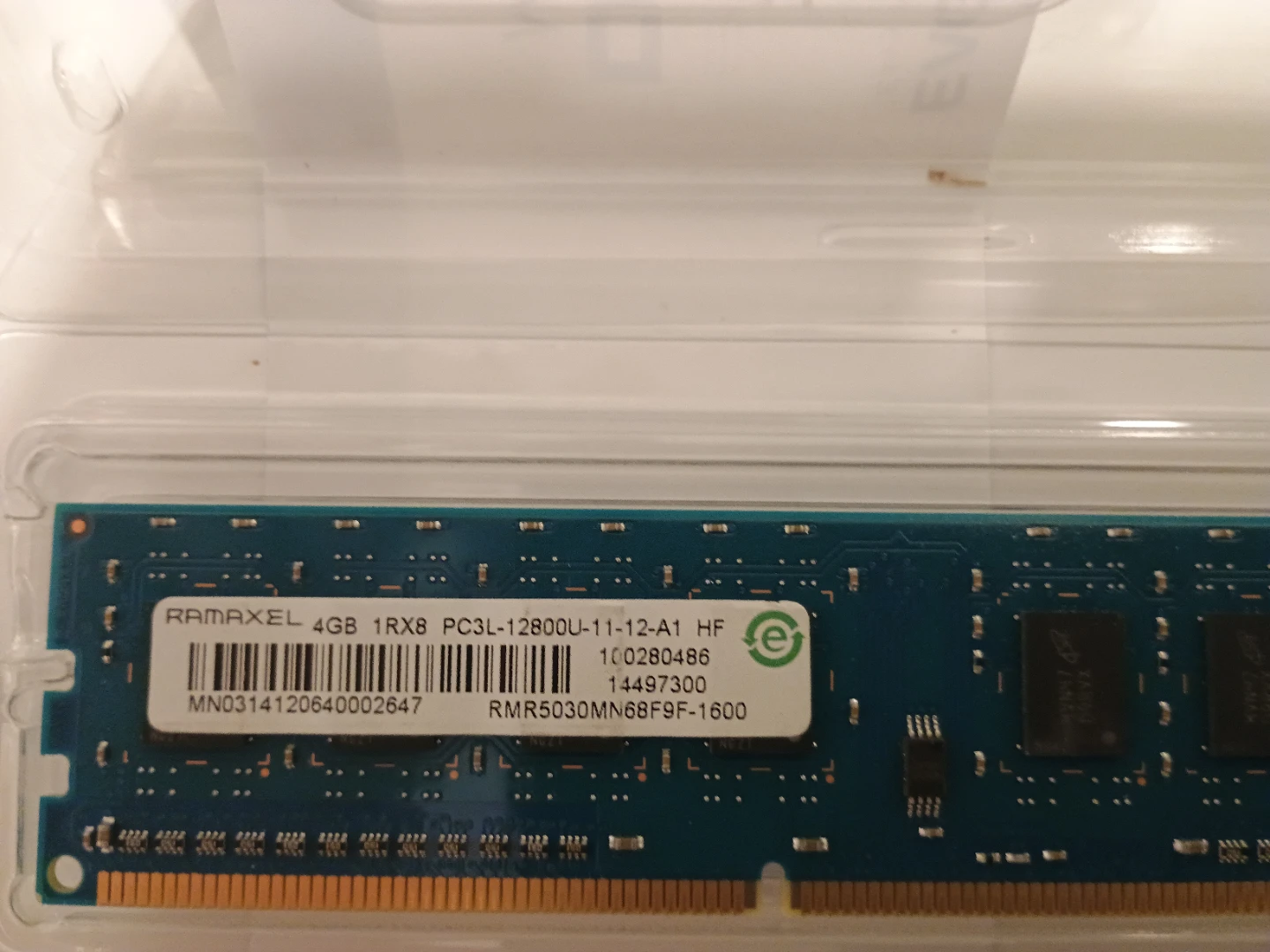 4x Ramaxel 4GB DDR3 1600MHz RAM Modules - photo 2