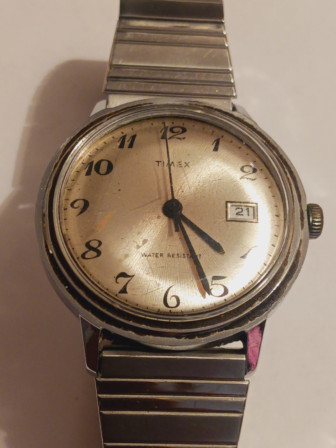Vintage Timex Water Resistant Watch As Is.