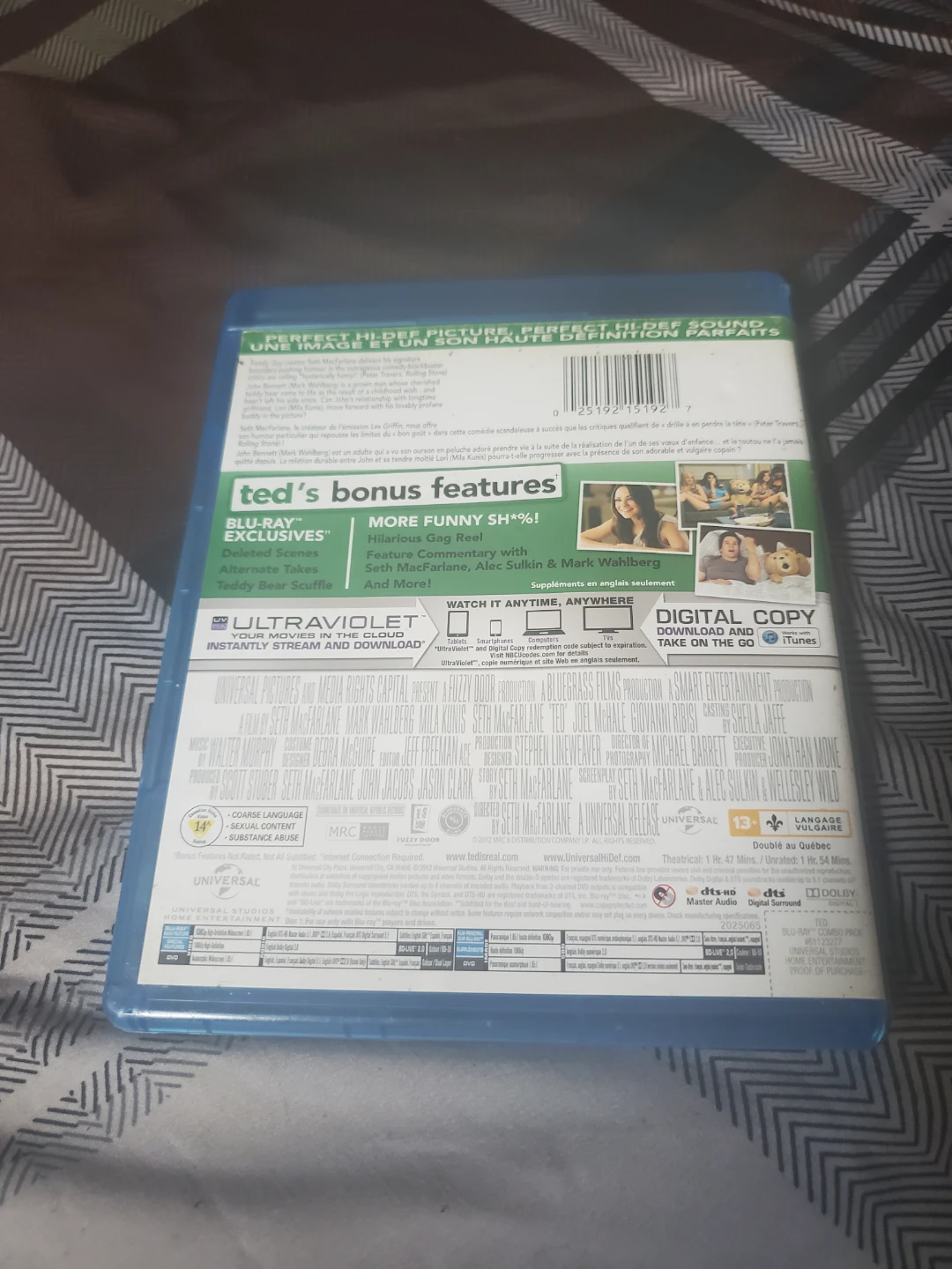 Ted Blu-ray and DVD Combo Pack - photo 4