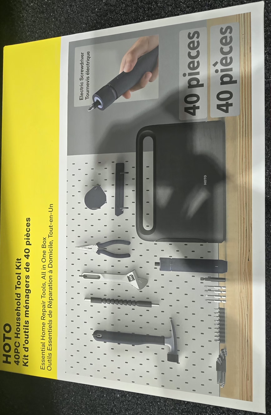 HOTO 40PC Household Tool Kit - photo 2