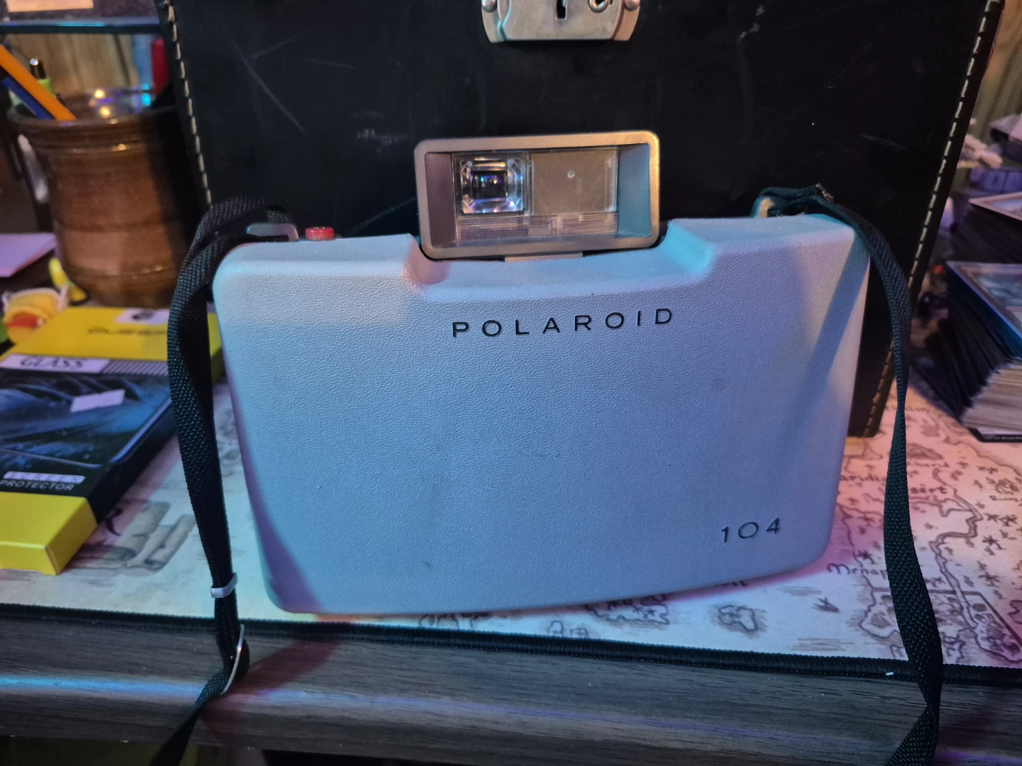 Vintage Polaroid Land Camera Automatic 104 with Case - photo 2