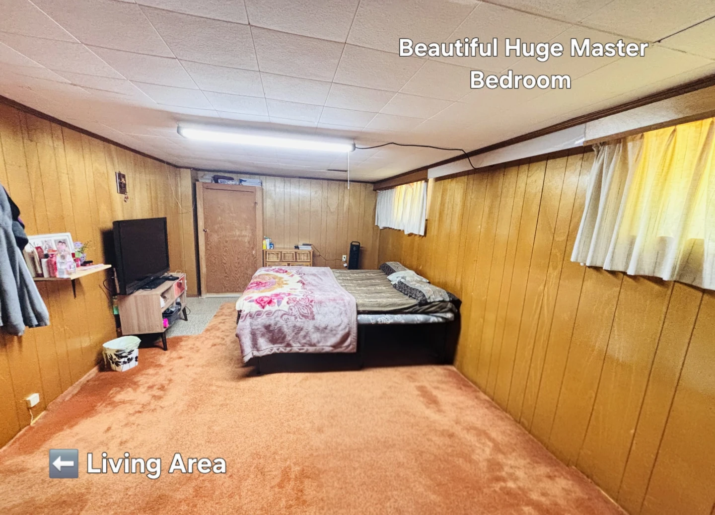 Large Furnished Basement for Rent