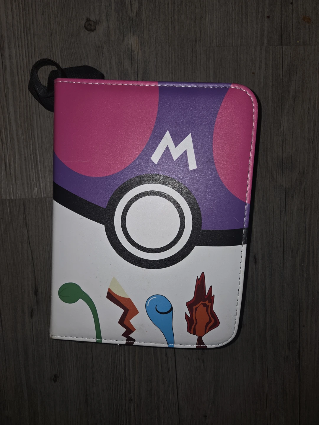 Pokemon Trading Card Binder and cards