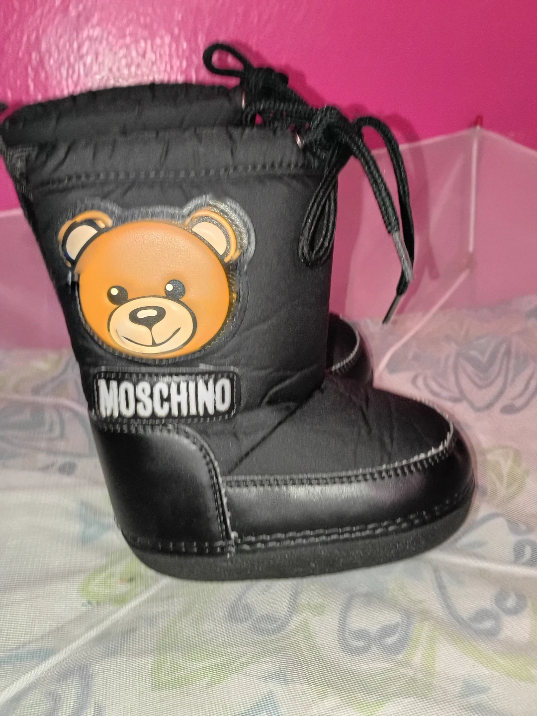 Moschino Kids Teddy Bear Boots Size 23-25 - photo 3
