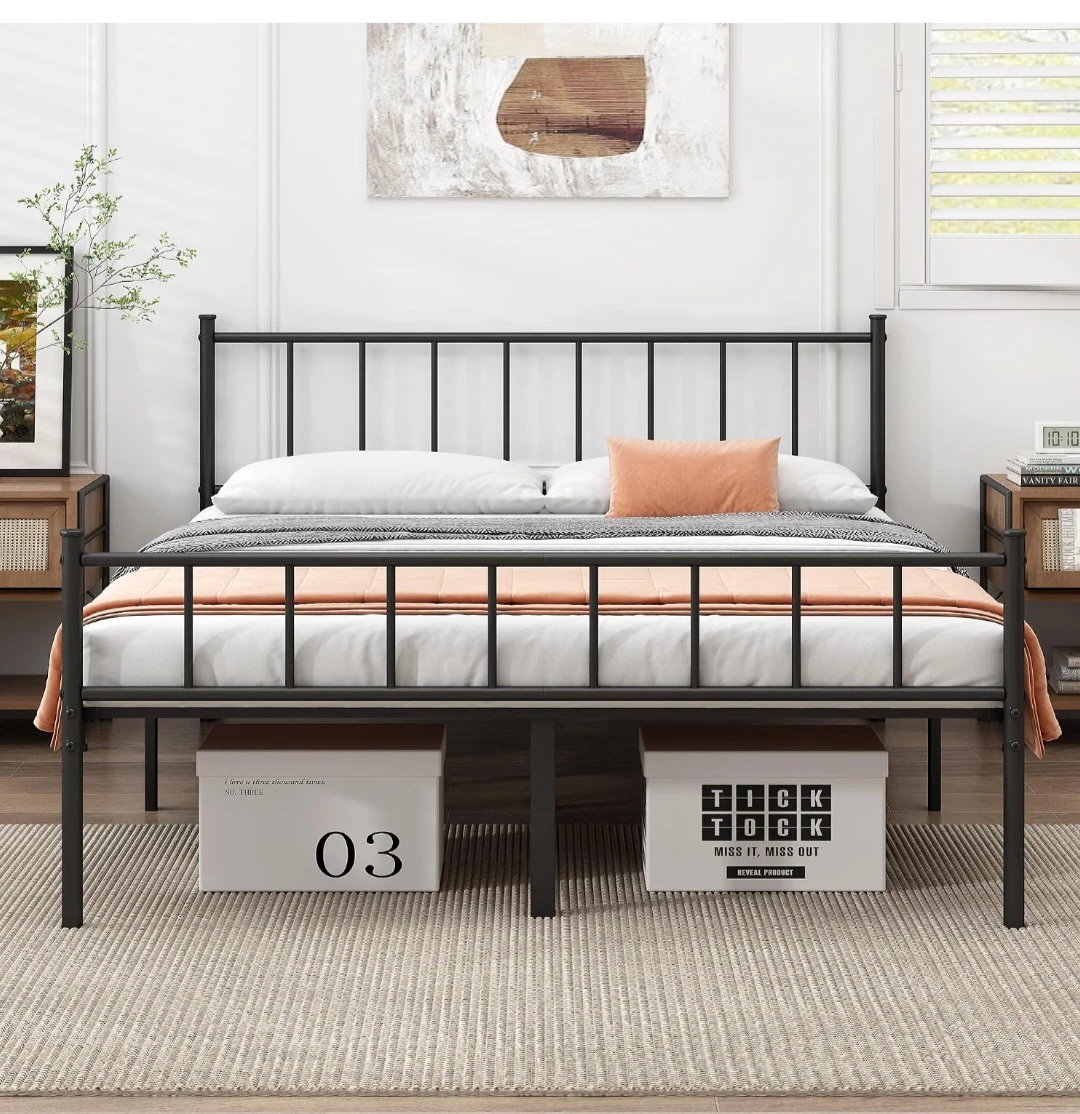Queen Size Metal Bed Frame