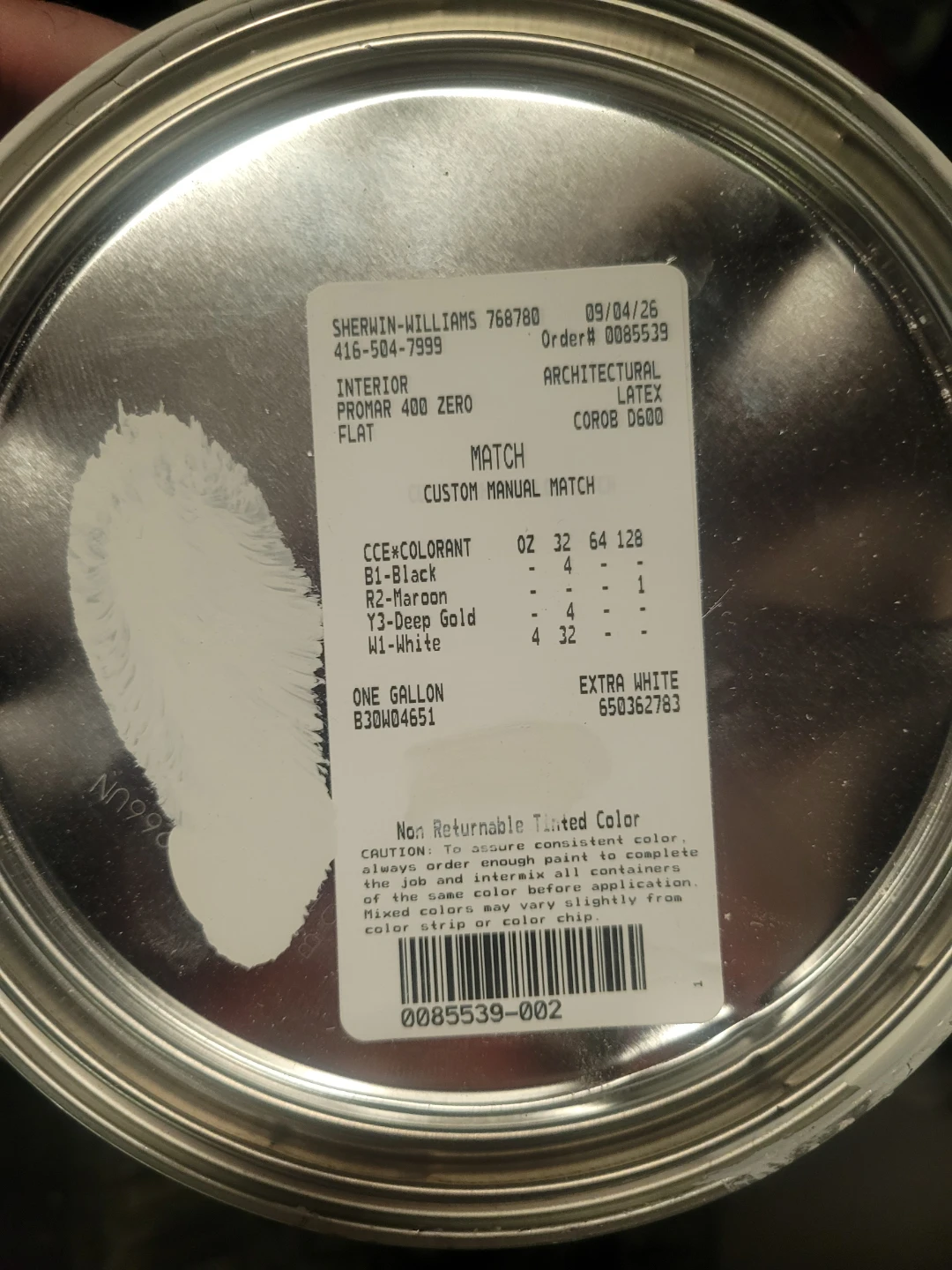 Sherwin-Williams ProMar 400 Zero VOC Flat Paint - photo 3