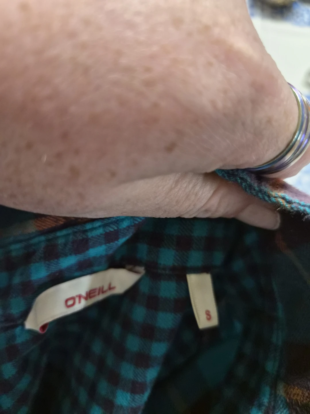 O'Neill Blue Plaid Flannel Shirt - photo 3