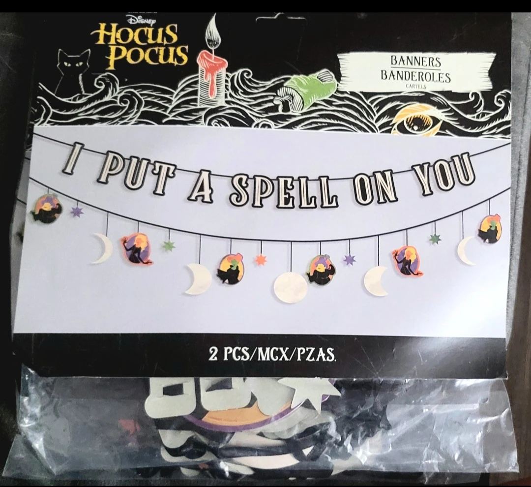 New Disney Hocus Pocus Banner Set