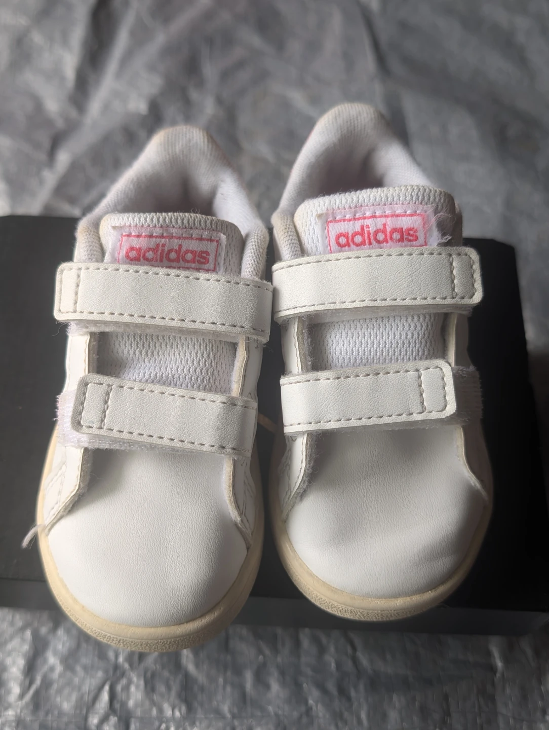 Adidas Toddler Shoes White and Pink - photo 3