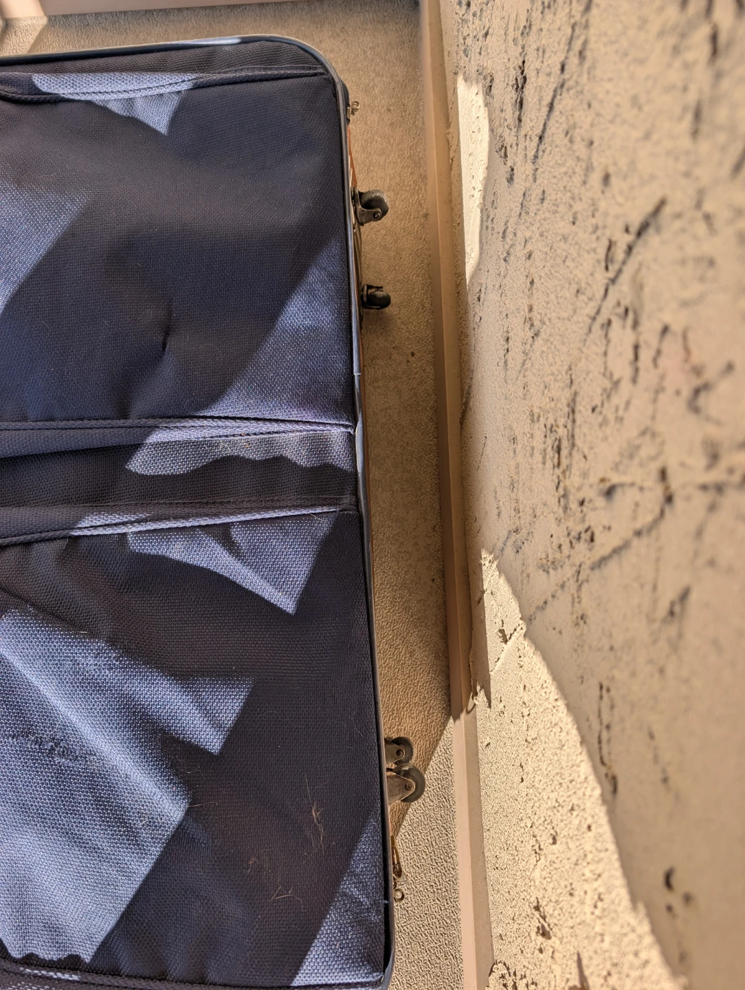 Buxton Navy Rolling Suitcase - photo 3