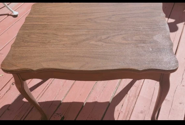 Vintage Wooden End Table