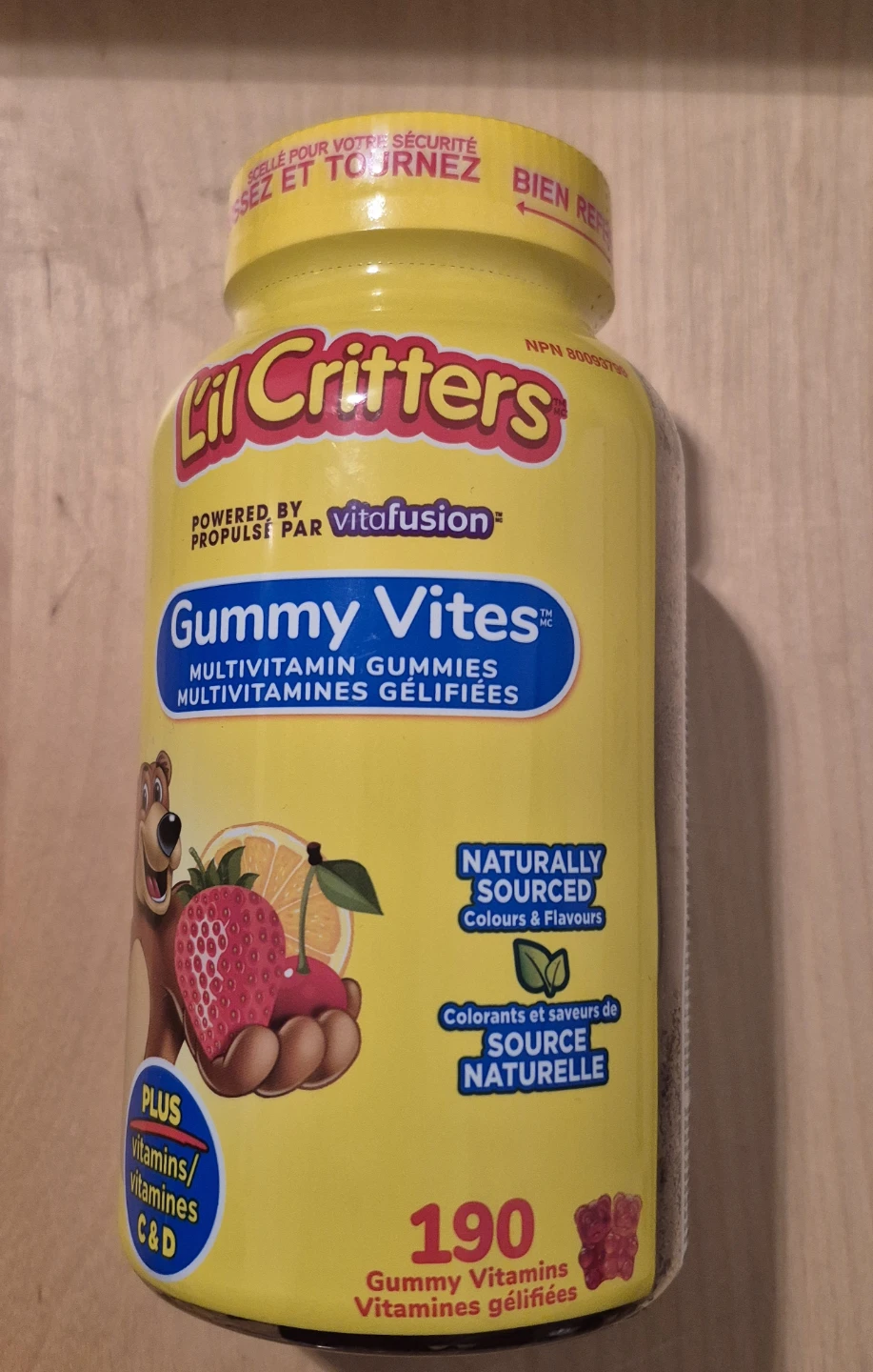 BNIB)Lil Critters Gummy Vites Multivitamins 190 Gummies