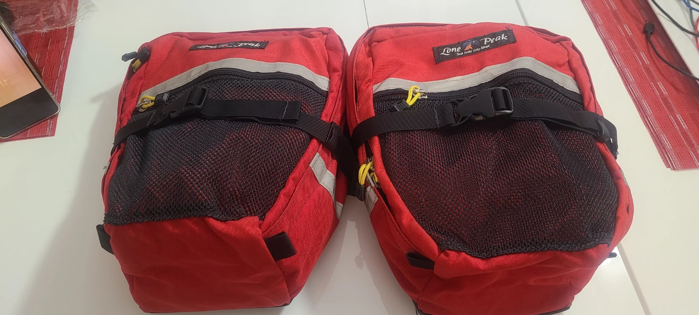 Lone Peak Red Bike Panniers - photo 2