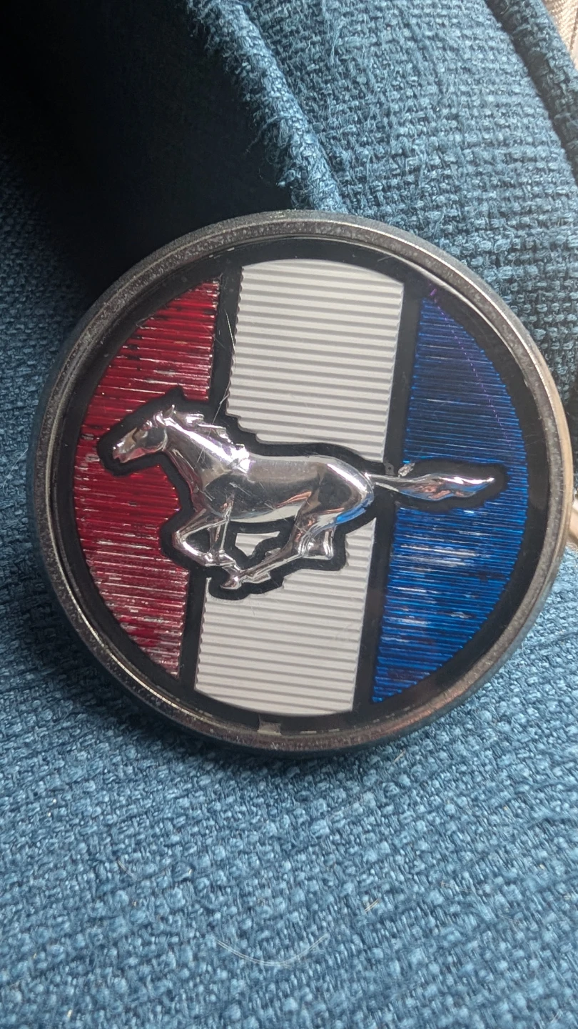 Vintage Vehicle Emblems Lot -  Ford Mustang & Chevy