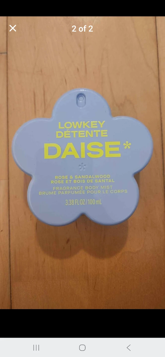 Lowkey Daise Fragrance Rose & Sandalwood Body Mist (Brand New) - photo 2