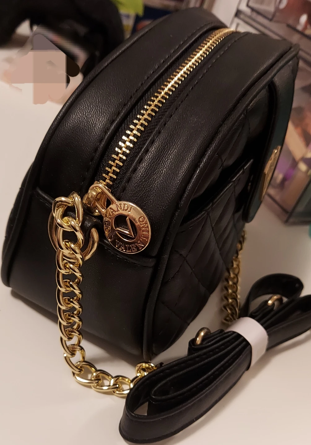 Valentino Orlandi Quilted Shoulder Bag - Black - photo 2
