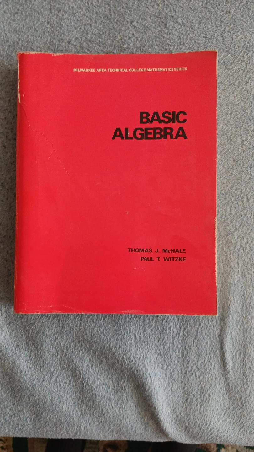 Basic Algebra Textbook by McHale and Witzke