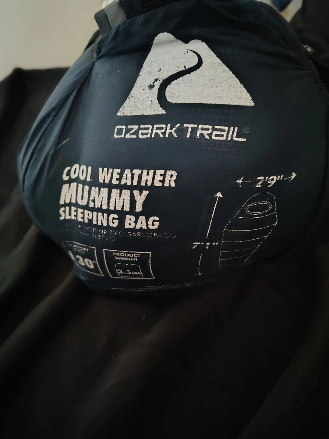 Ozark Trail Cool Weather Mummy Sleeping Bag