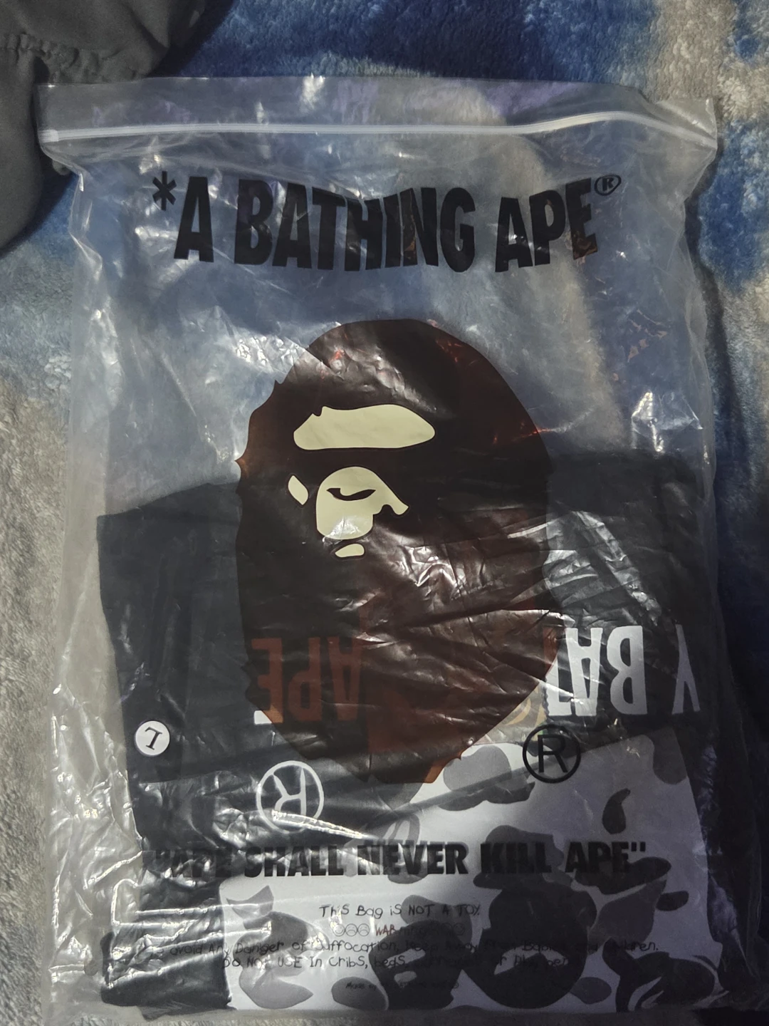 A Bathing Ape Black Camo Ape Head T-Shirt - photo 3