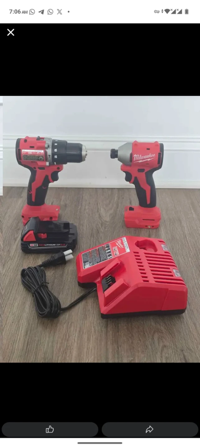 Milwaukee M18 Drill and Impact Driver Combo Set - photo 2