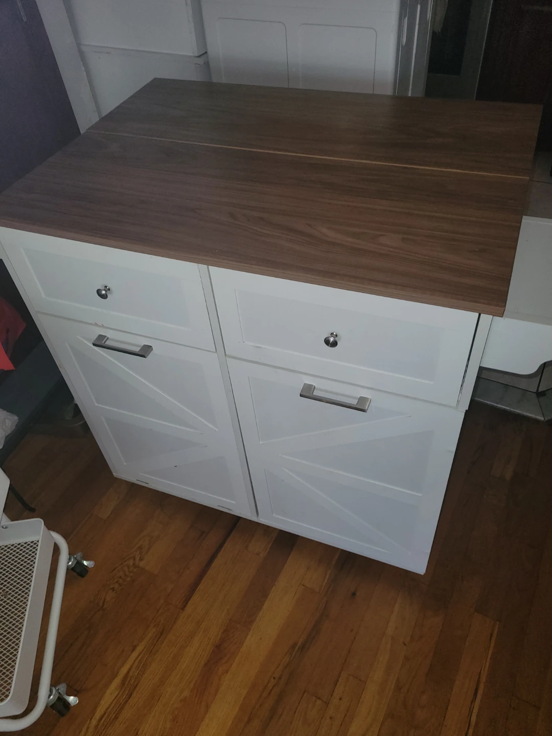 Farmhouse Style Kitchen Island Cart