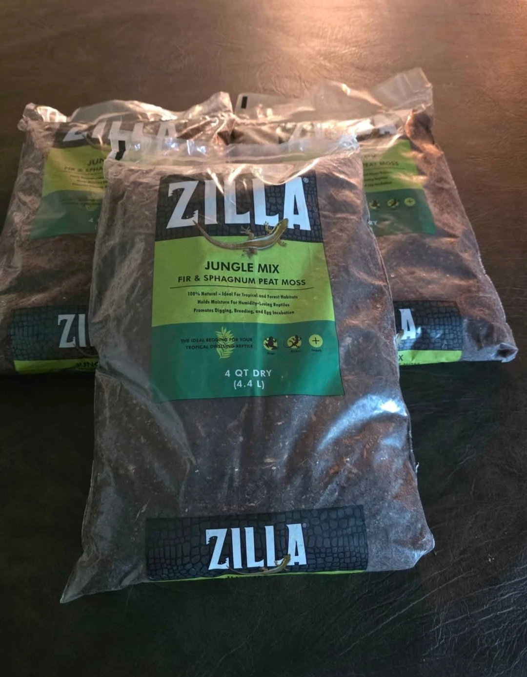 Three bags of Zilla Jungle Mix