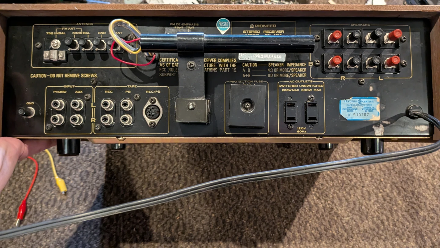 Vintage Pioneer sx 434 receiver - photo 3