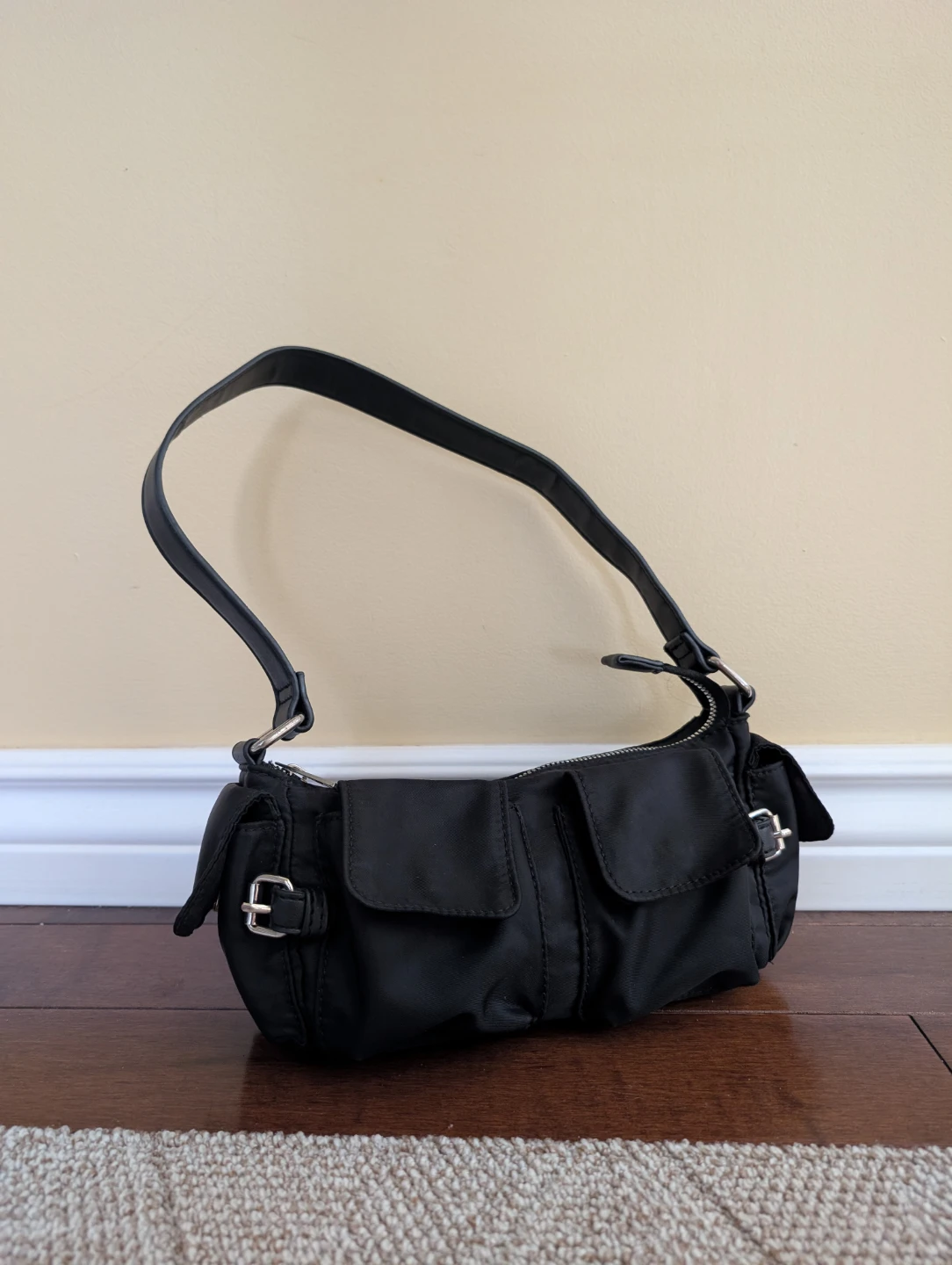 Y2K NYLON CARGO VINTAGE MINI BAG