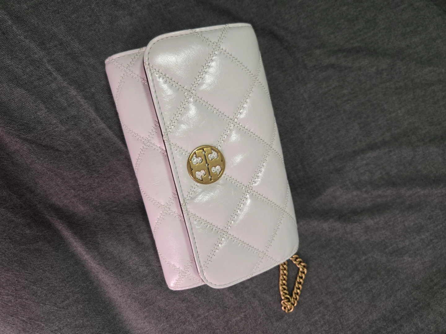 Tory Burch Willa Glazed Chain Wallet