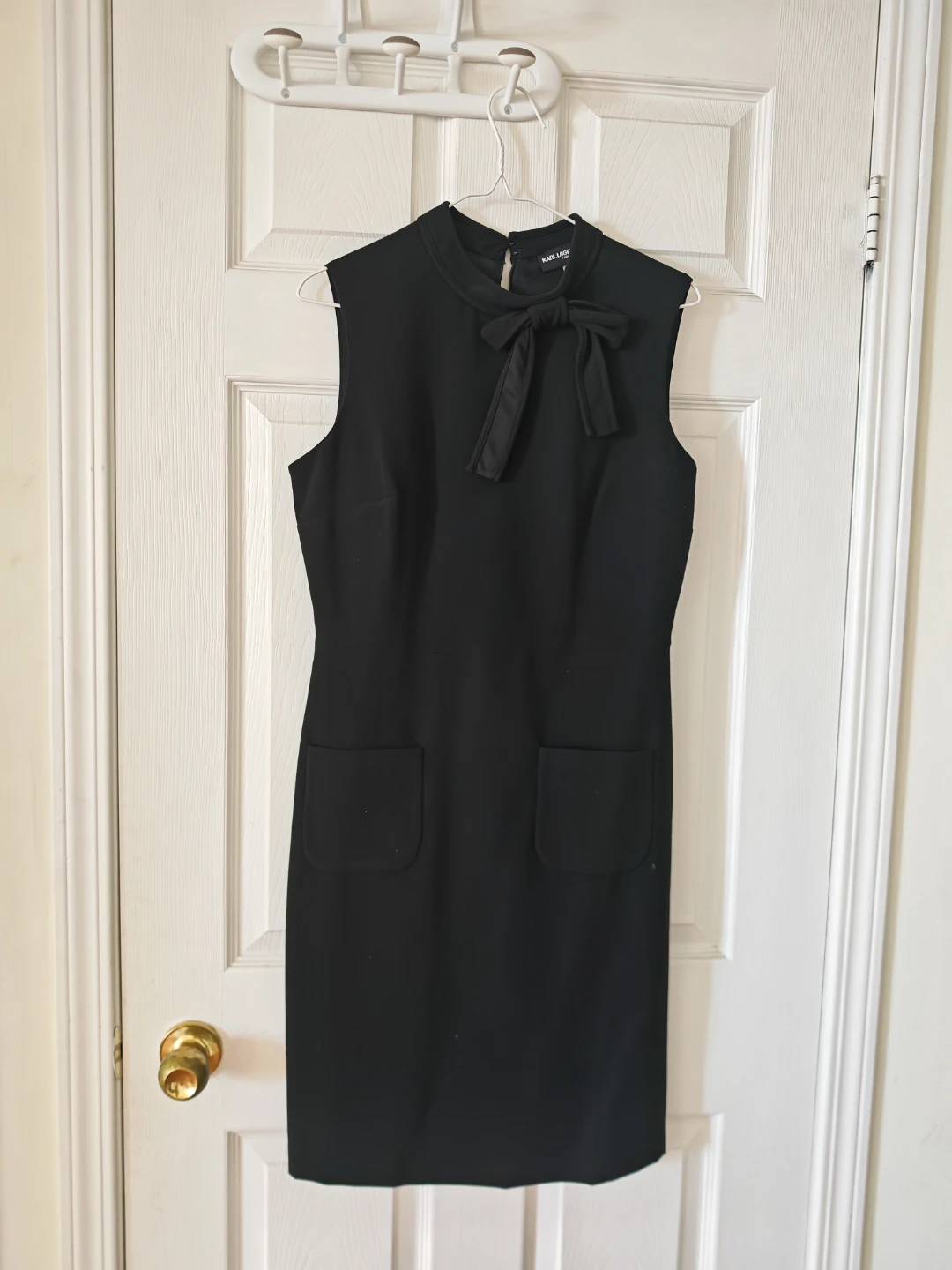 Karl Lagerfeld Paris Black Sleeveless Dress