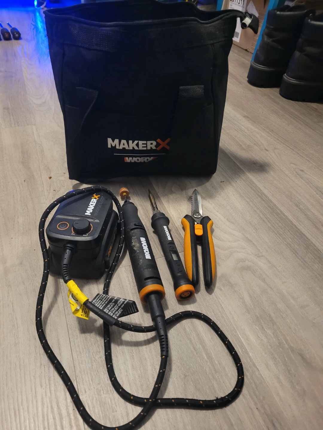 WORX MakerX Rotary Tool, Soldering Iron, and Mini-Cutter Kit - photo 2