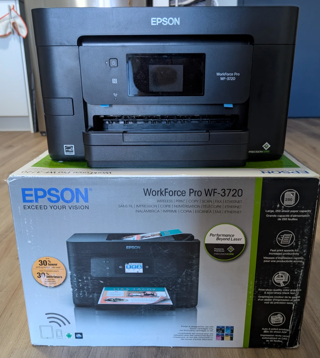 Epson WorkForce Pro WF-3720 Printer - photo 2