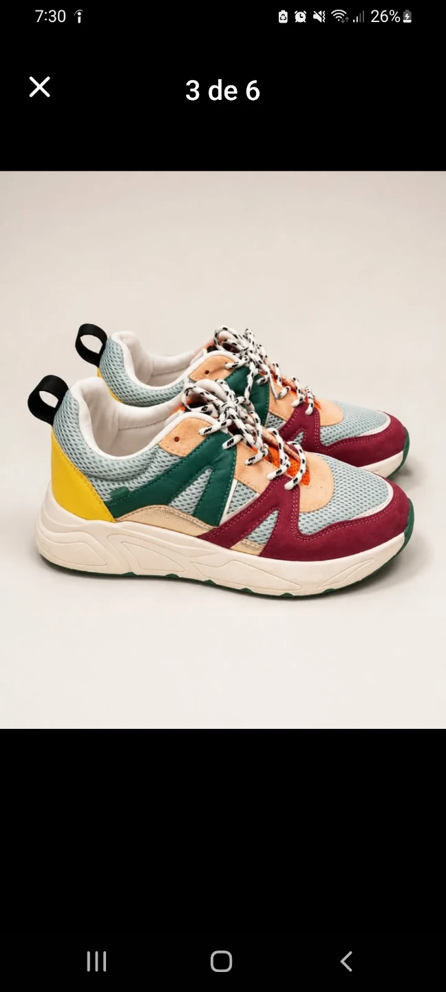 Posh by Poelman Multicoloured Sneakers Size 38 - photo 3
