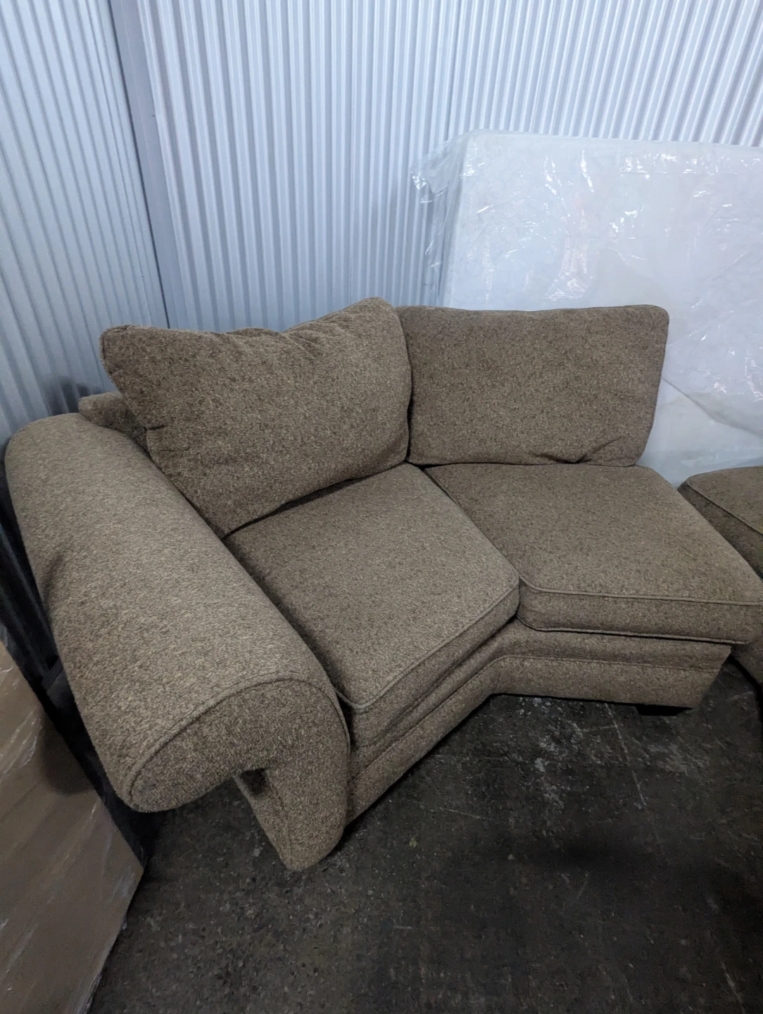 Tan Sectional Sofa Pieces - photo 3
