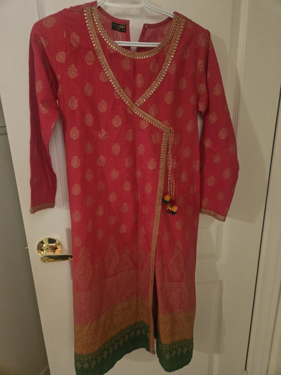 Limelight Girls shocking pink  Kurta