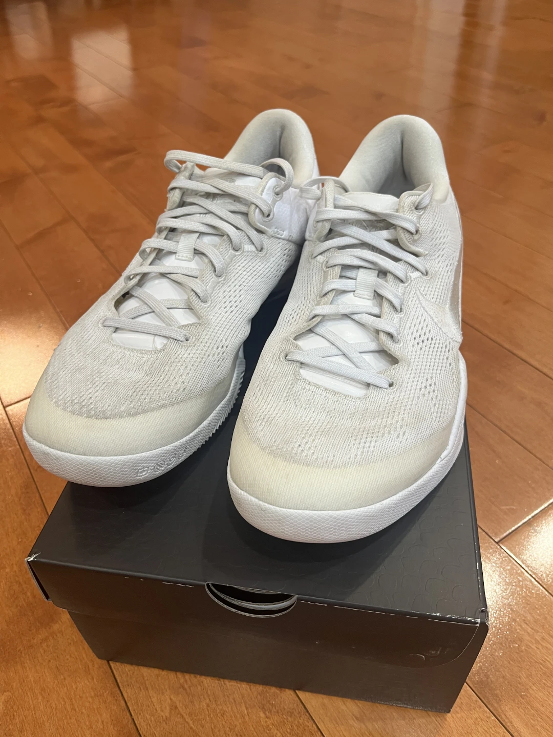 Nike Kobe 8 Protro White Basketball Shoes - photo 3