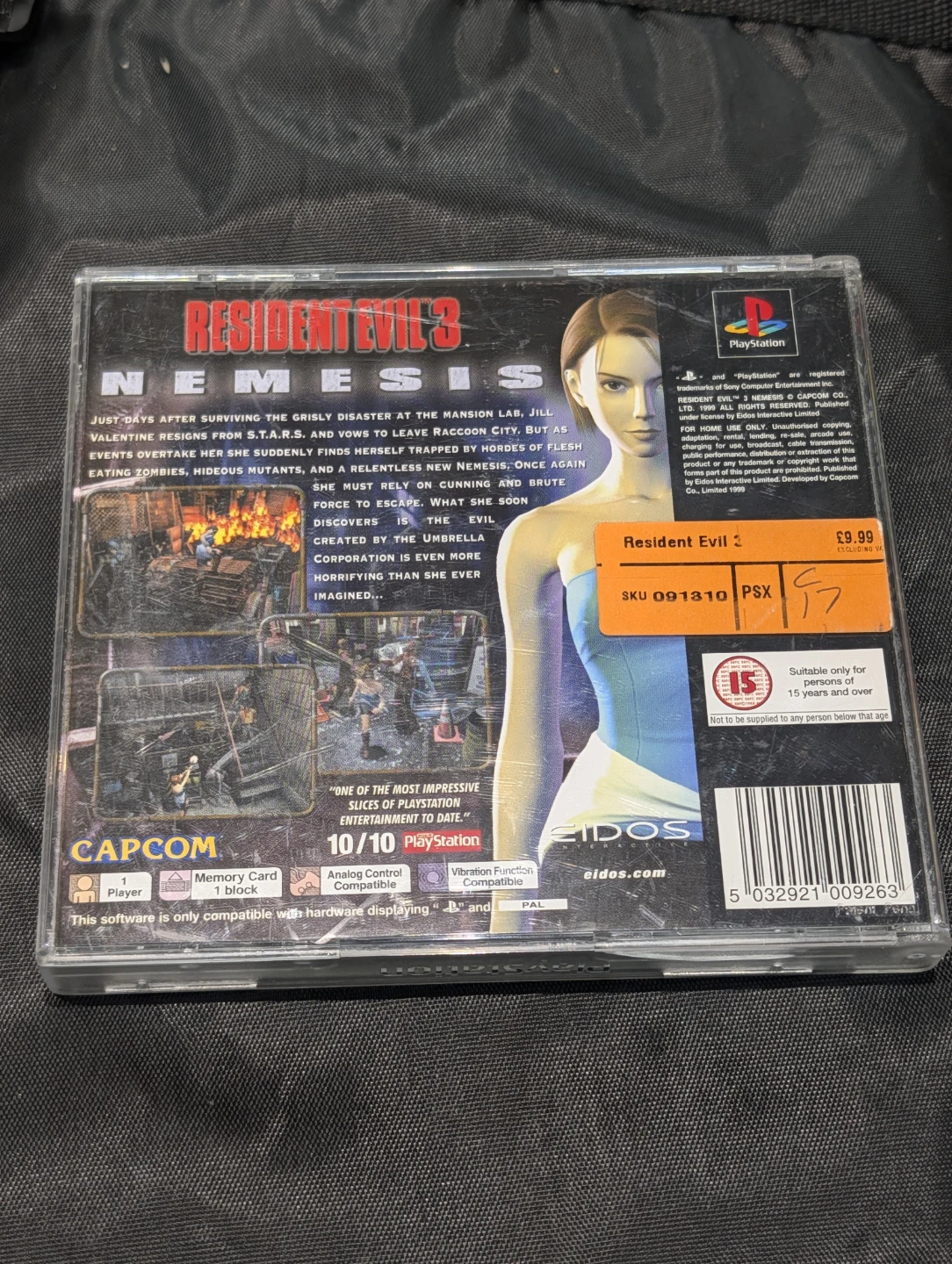 Resident Evil 3: Nemesis PS1 PAL game - photo 4